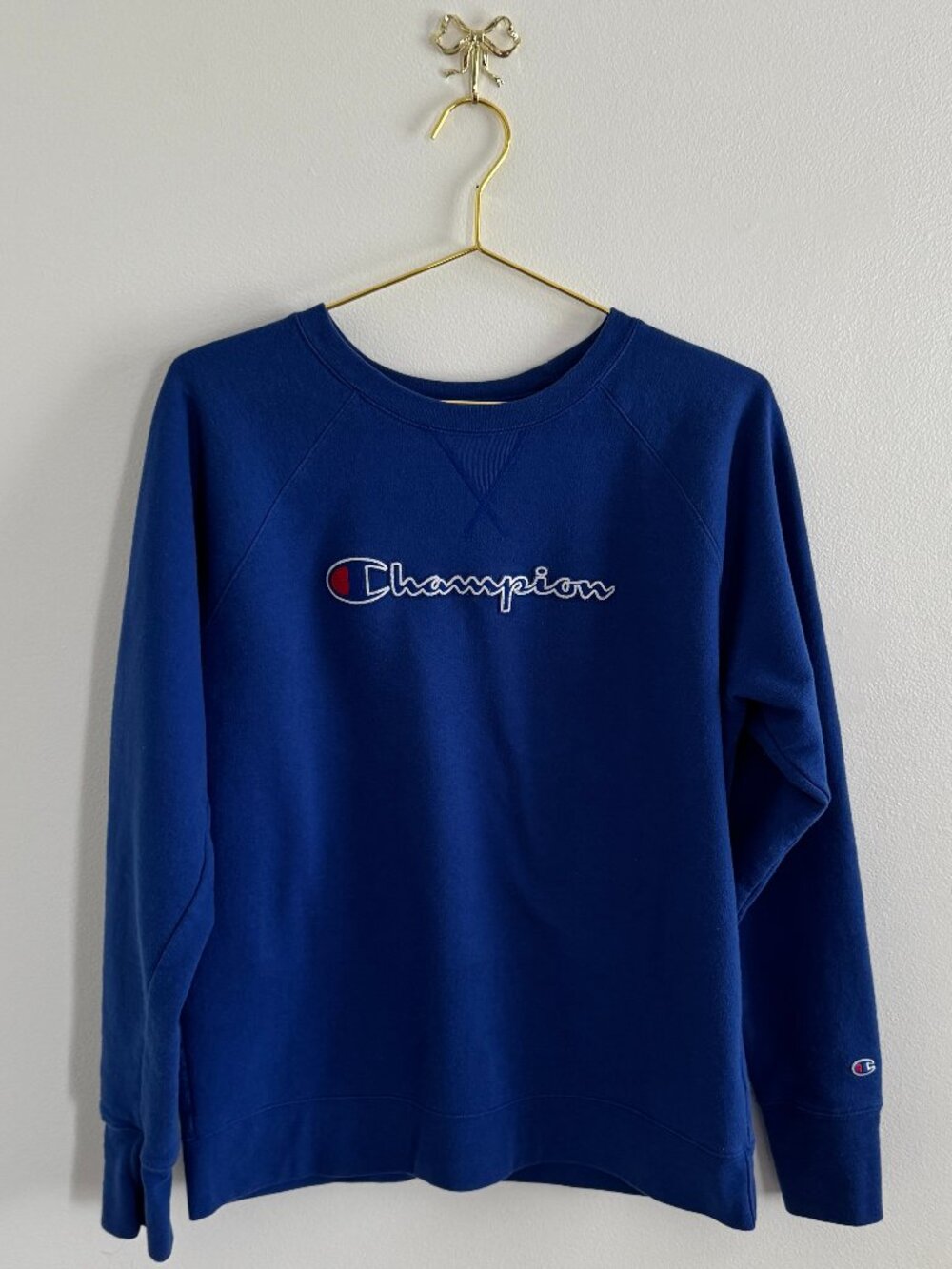 Crew Neck Champion Sweatshirt | Men's Large